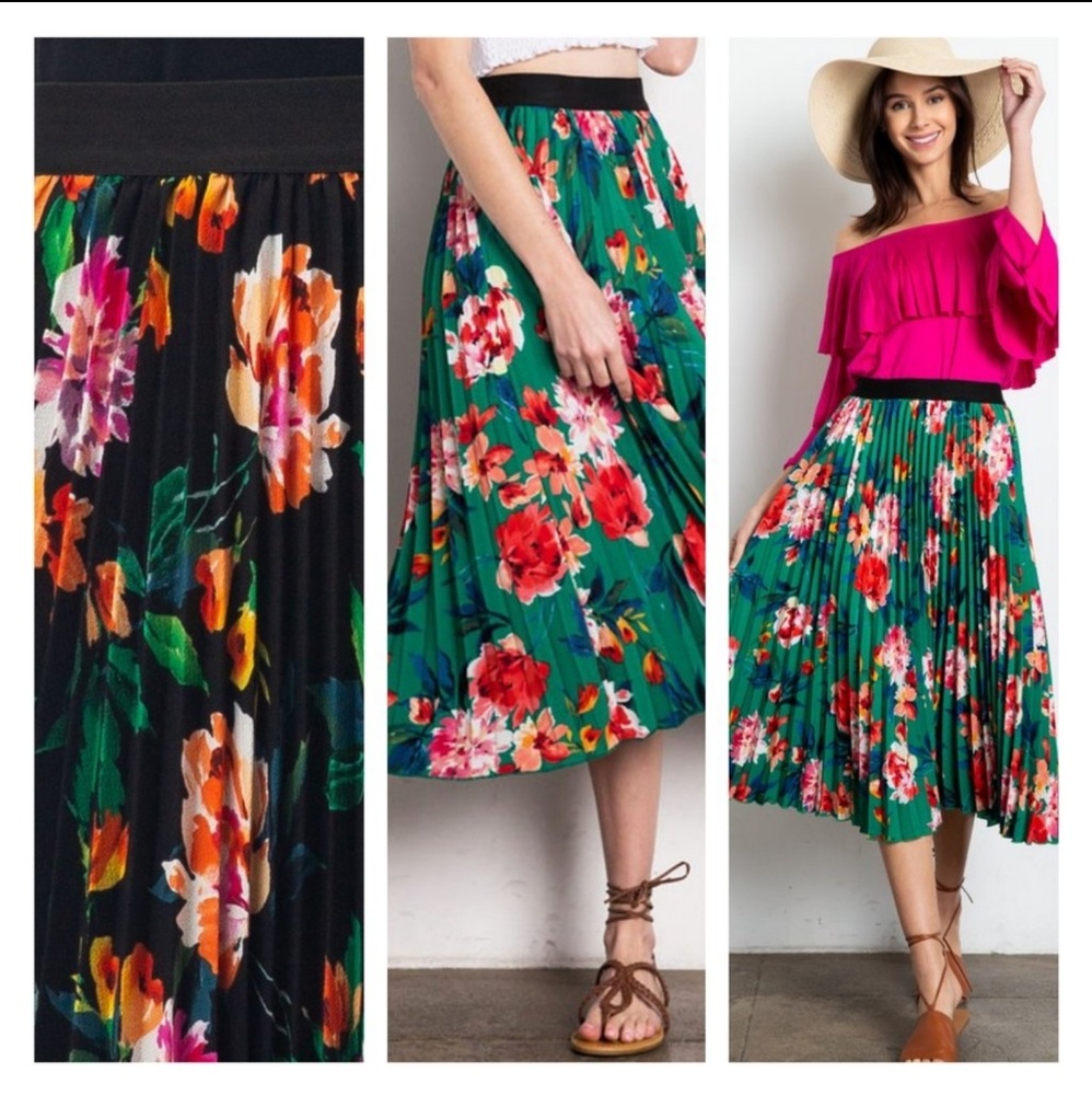 Belle Pleated Skirt Large